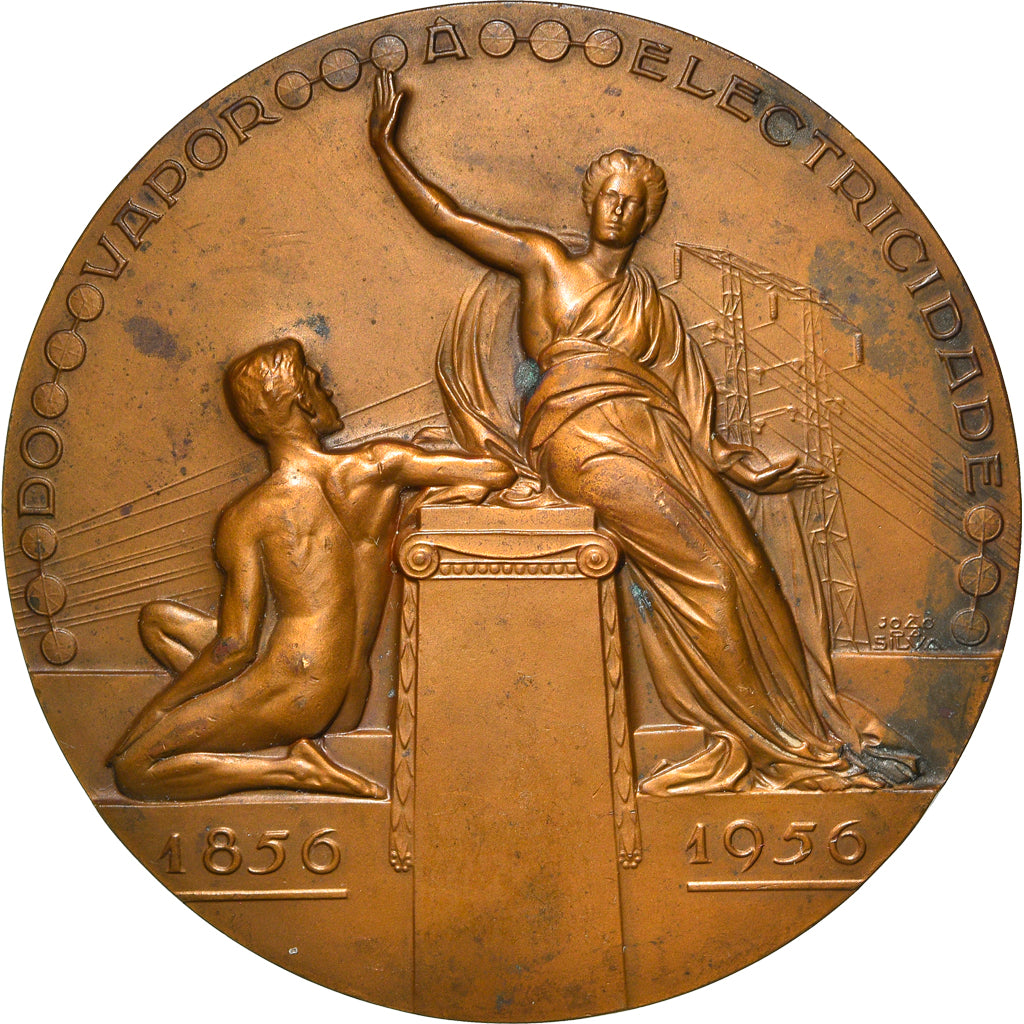 Portugal, Medaille, Caminhos de Ferro Portugueses, Primeiro Centenario, Railway