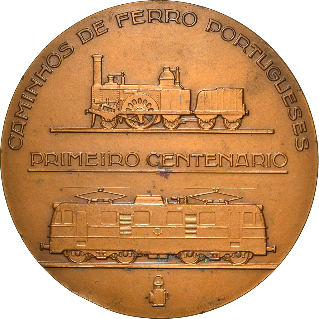 Portugal, Medaille, Caminhos de Ferro Portugueses, Primeiro Centenario, Railway