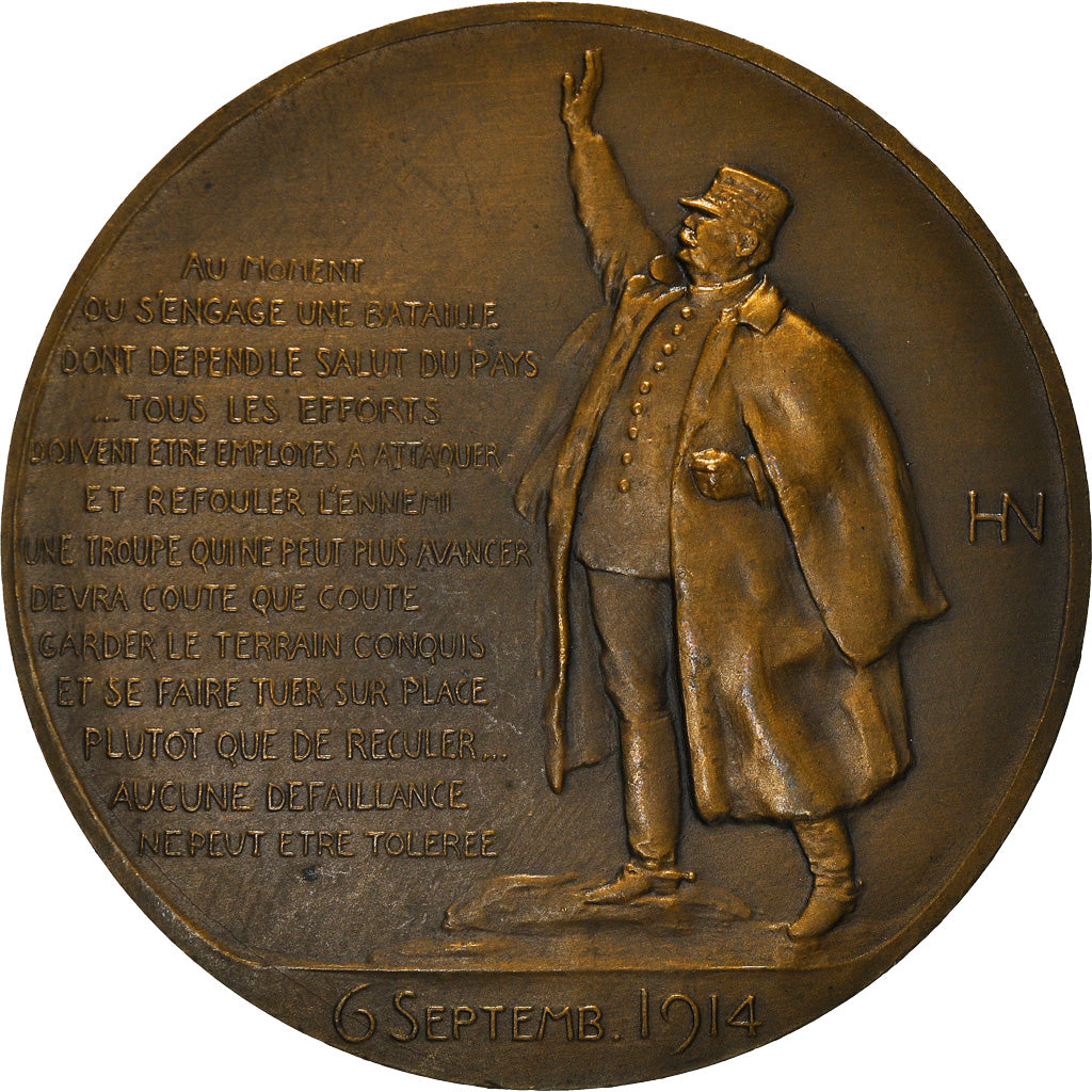 Francja, Medal, Joffre, Maréchal de France, Historia, 1914, Henry Nocq