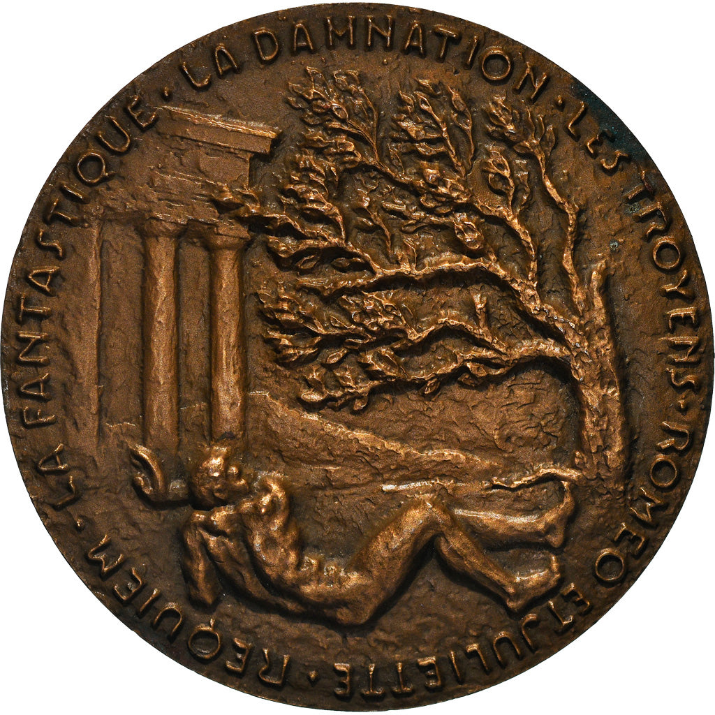 France, Medal, Musique, Berlioz, Arts & Culture, Bouret, MS(60-62), Bronze