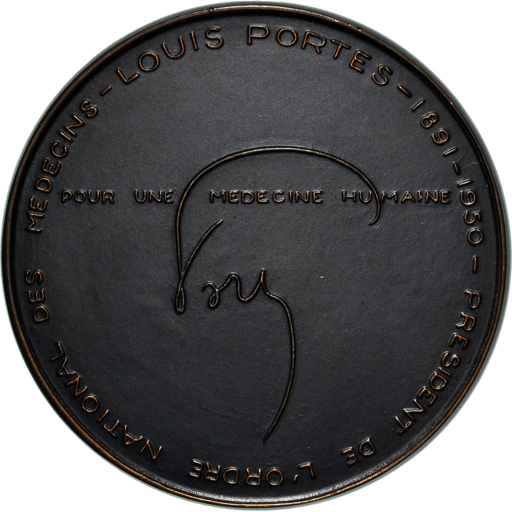 France, Médaille, Louis Portes, Président de l'Ordre des Médecins, 1950