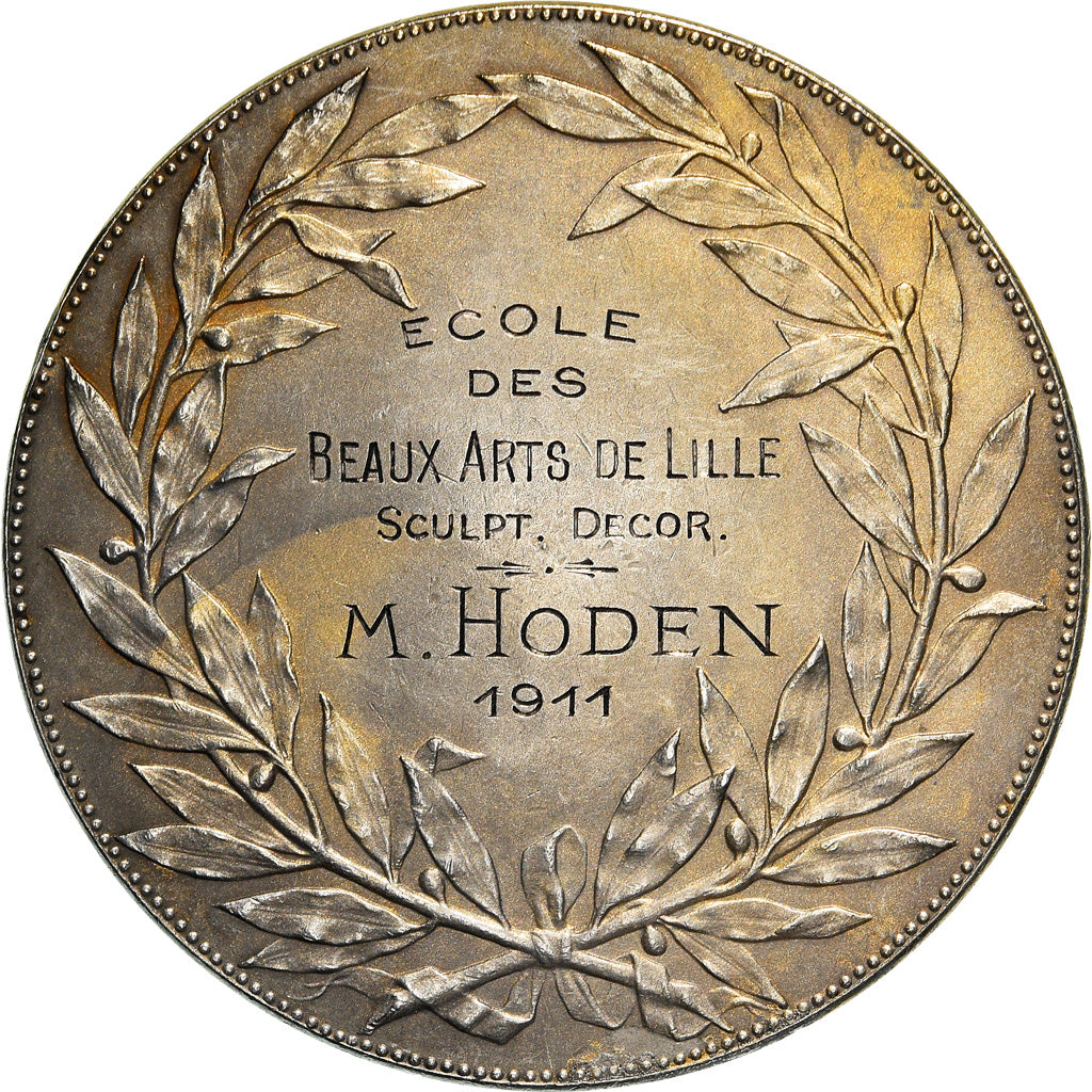 France, Médaille, Ecole des Beaux Arts de Lille, Sculpture, Arts & Culture