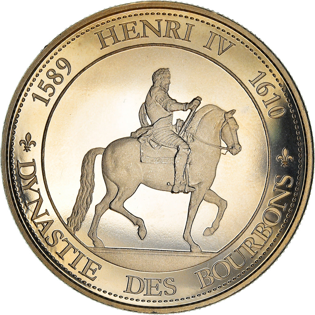 France, Medal, Henri IV, Dynastie des Bourbons, History, MS(65-70)
