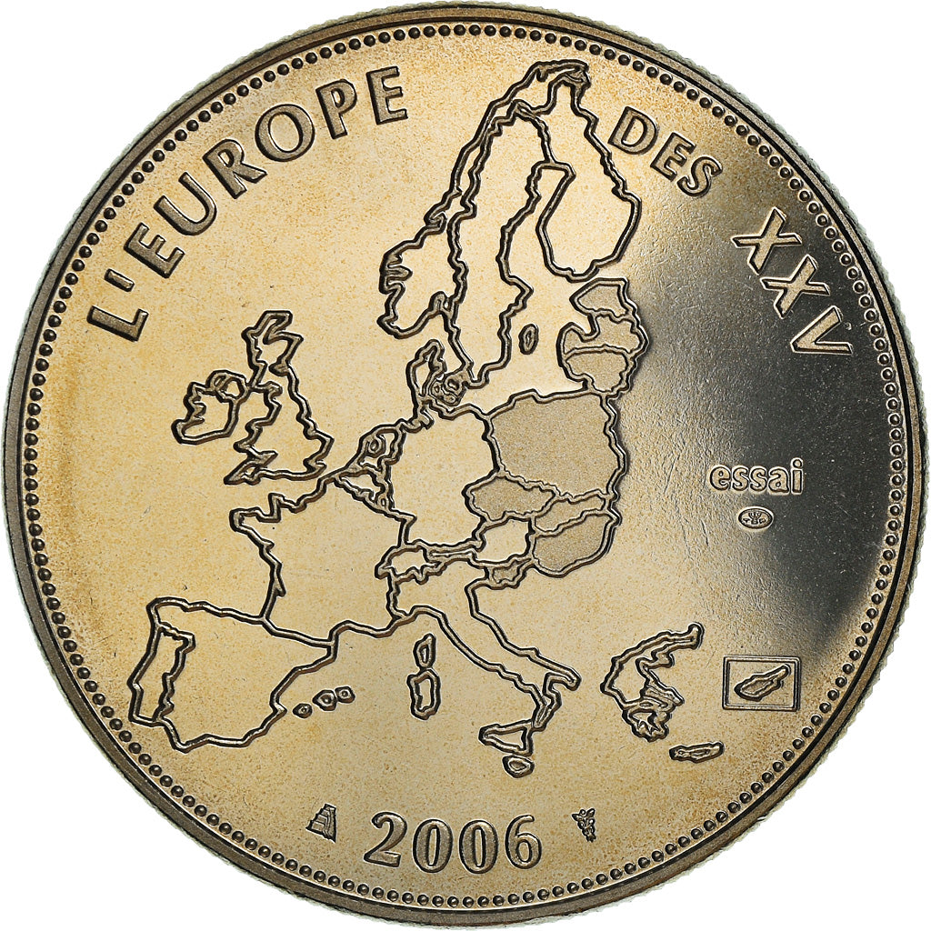 Francia, medaglia, L'Europe des XXV, Dernière Année des 12 Pays de l'Euro