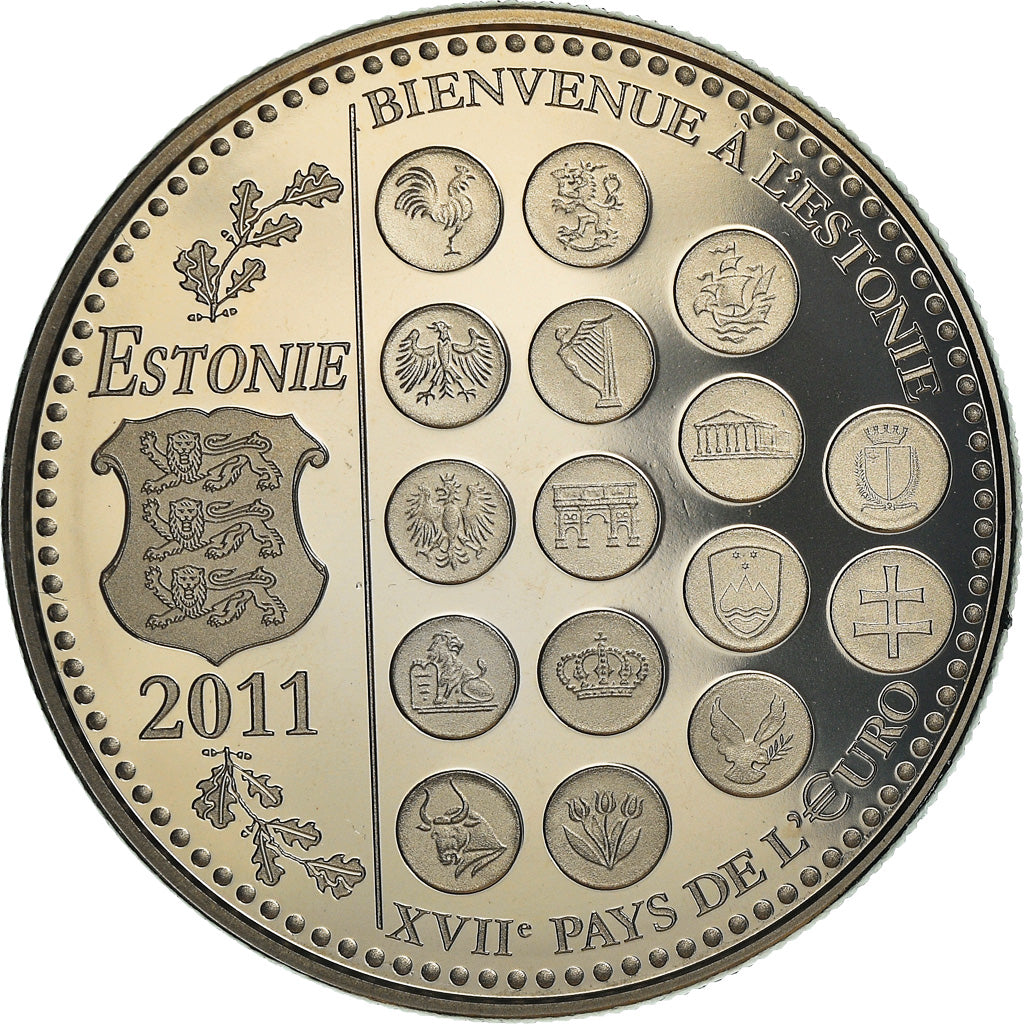 France, Medal, L'Europe des XXVII, Bienvenue à l'Estonie, Politics, 2011