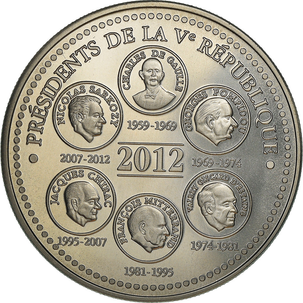 France, Médaille, Présidents de la Vème République, Elysée, Politics, 2012