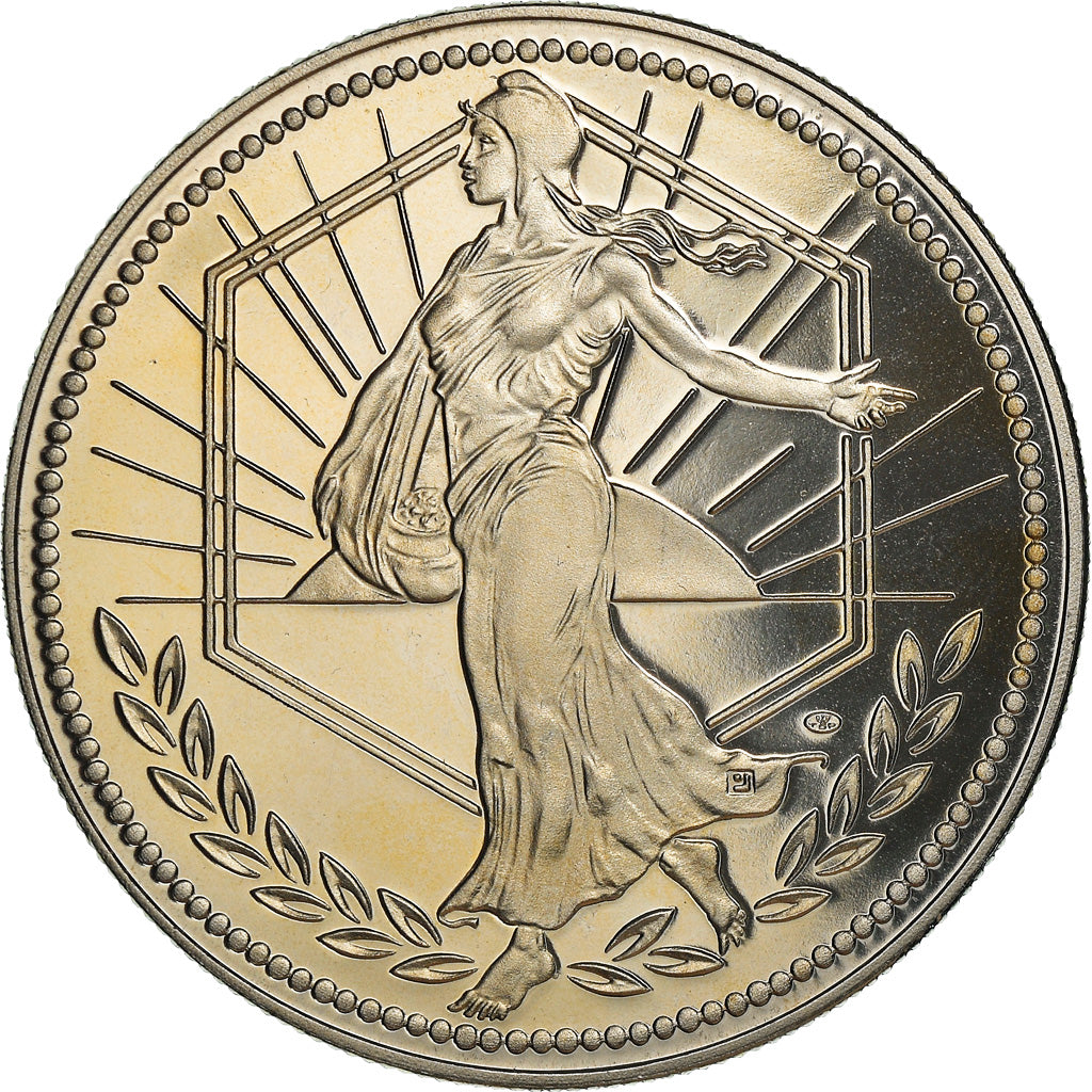 France, Médaille, L'Europe, La Semeuse, Politics, 2000, FDC, Copper-nickel