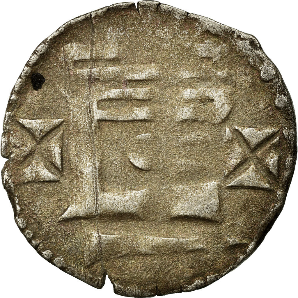 Moneta, Francia, Denarius, BB, Argento, Boudeau:244