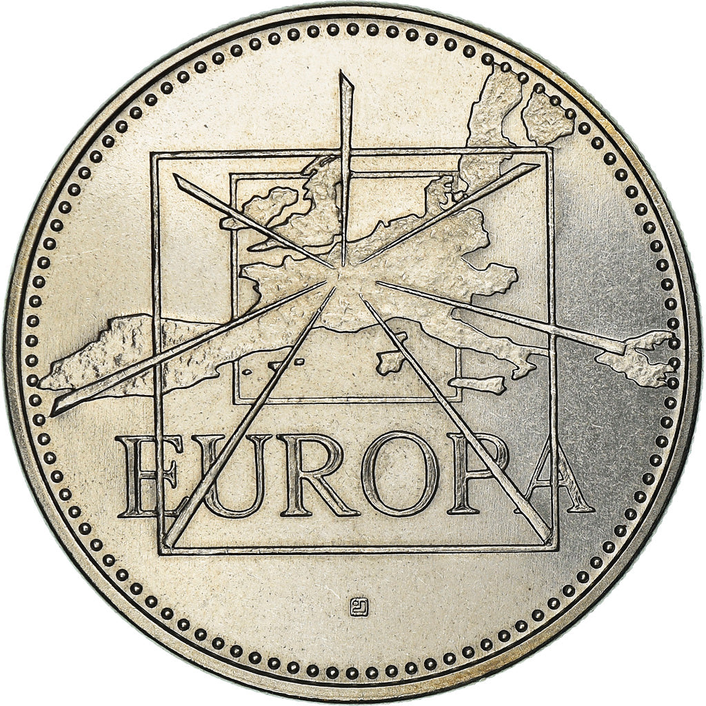 France, Medal, Ecu Europa, Politics, 1996, MS(65-70), Copper-nickel