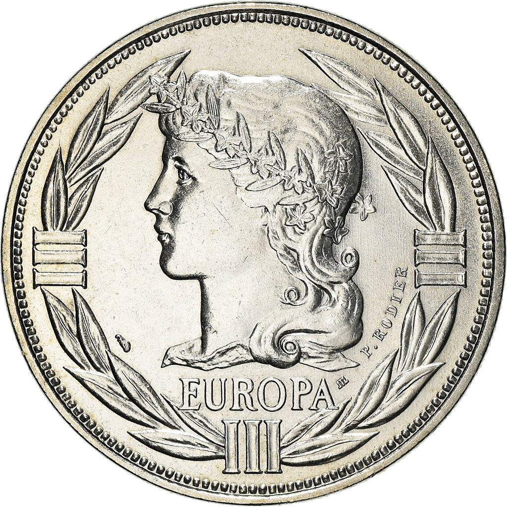 Francia, medaglia, Ecu Europa, Marianne, Politics, 1988, Rodier, FDC