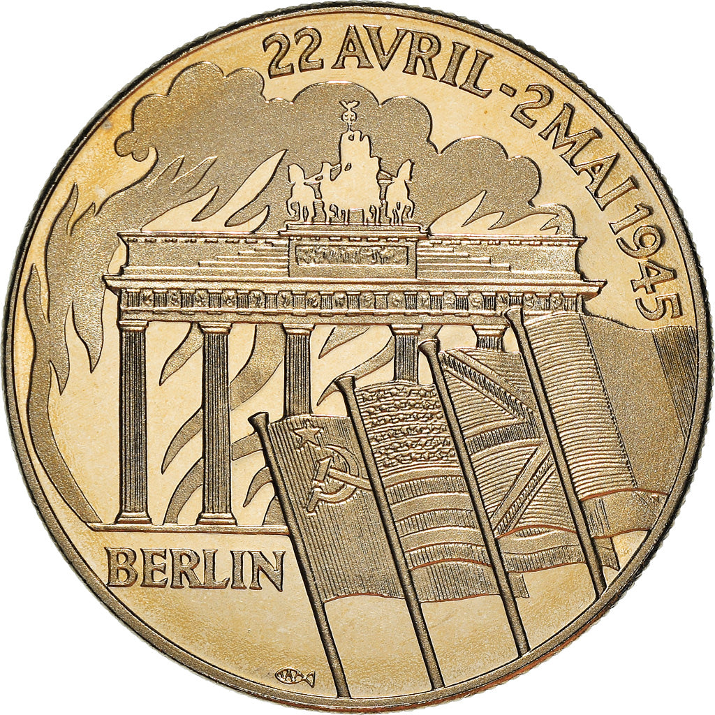France, Medal, Seconde Guerre Mondiale, Berlin, 1945, WAR, MS(65-70)