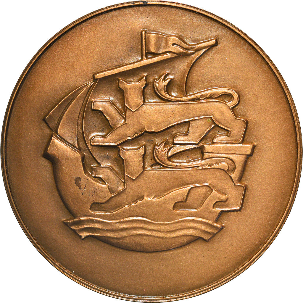 Francja, Medal, Paris-Normandie, Sztuka i Kultura, Coeffin, MS(63), Bronze