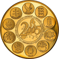 France, Medal, la Constitution Européenne, Politics, 2005, MS(65-70)