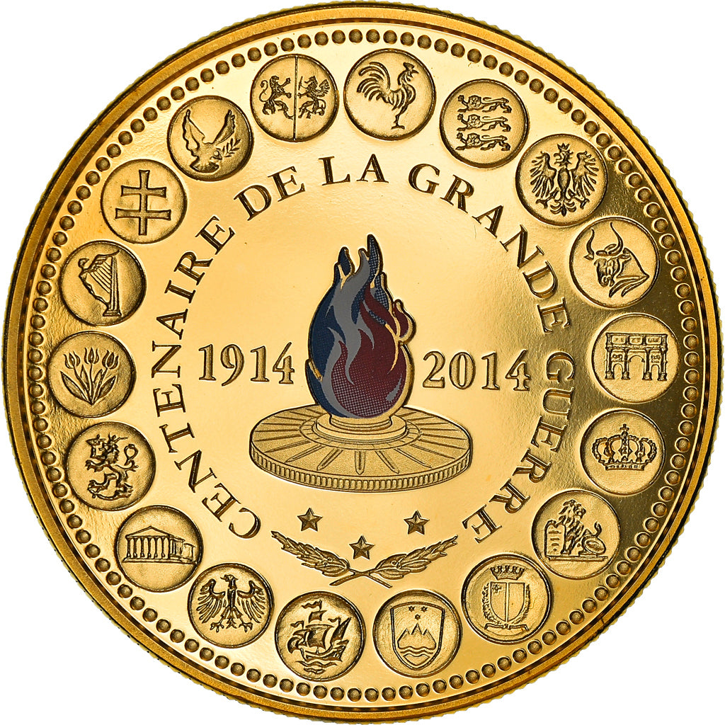 France, Medal, L'Europe des XXVIII, Centenaire de la Grande Guerre, Politics