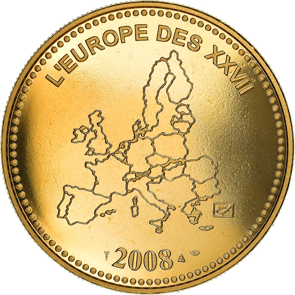 France, Médaille, L'Europe des XXVII, Veme République, Politics, 2008, FDC