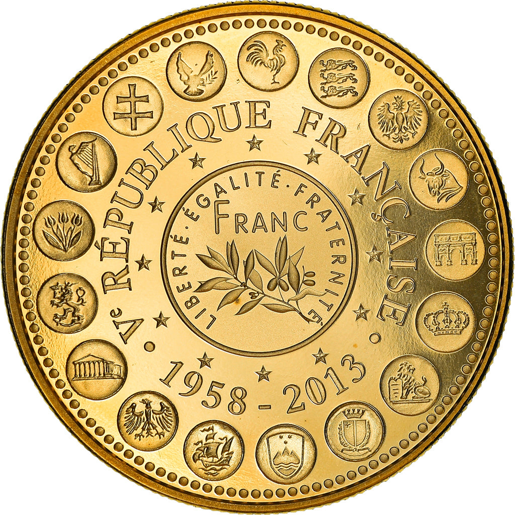 Frankrijk, Medaille, L'europe des XXVII, République française, Politics, 2013