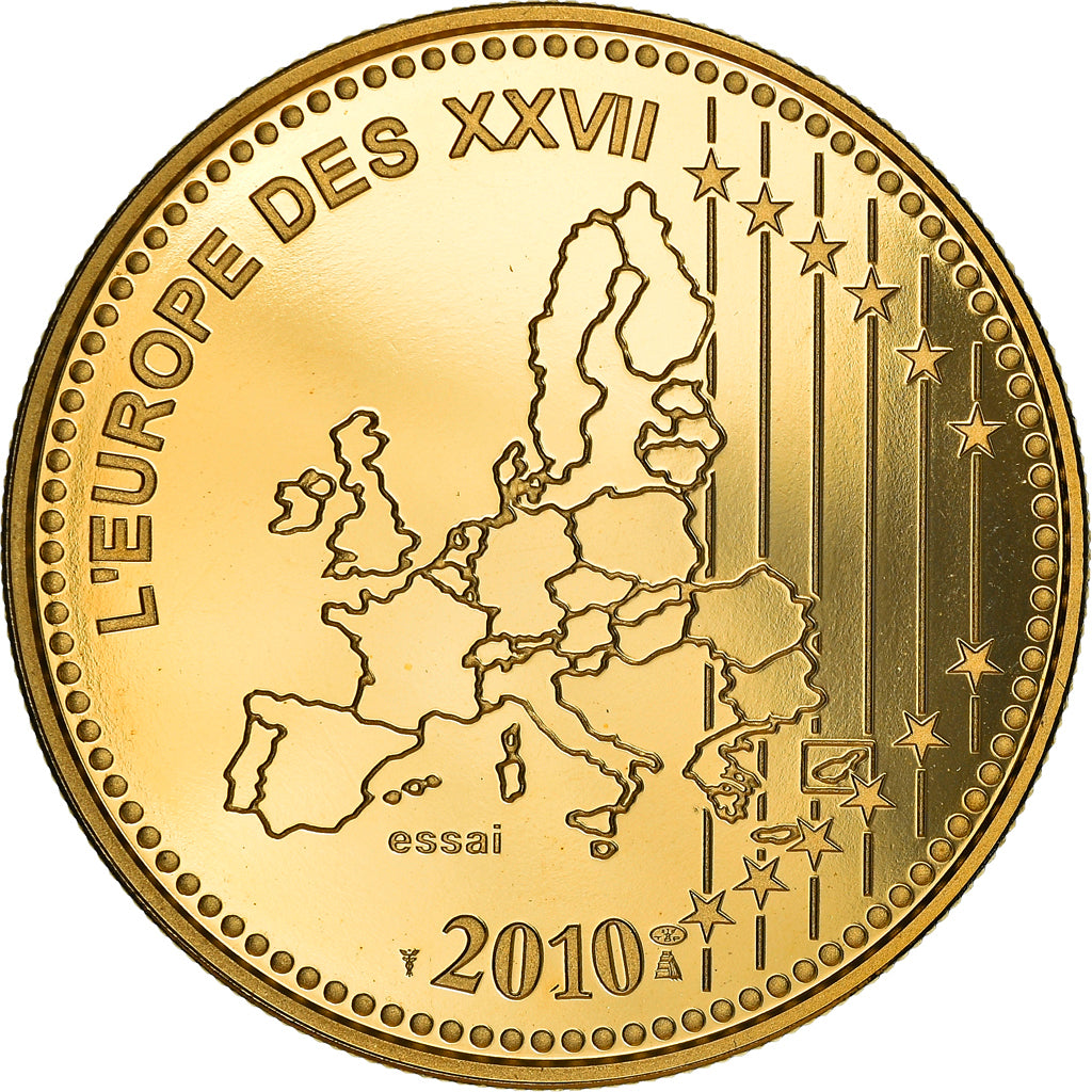 France, Médaille, L'Europe des XXVII, 50 ans du nouveau Franc, Politics, 2010