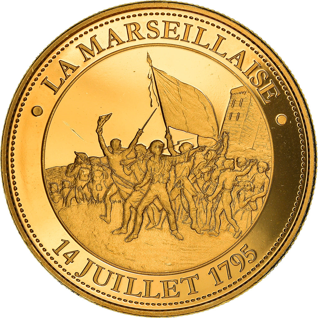 France, Medal, Révolution Française, La Marseillaise, History, MS(64)