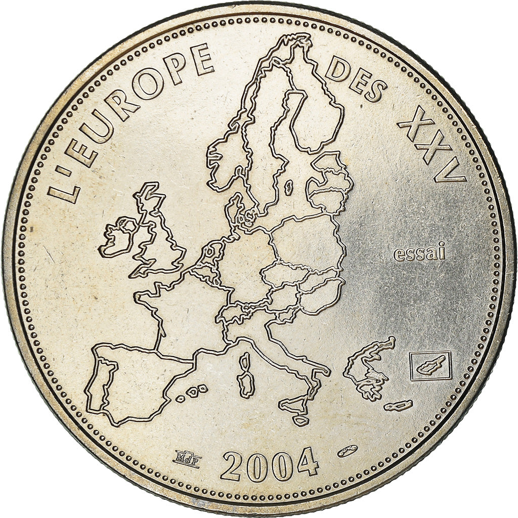 Frankrijk, Medaille, L'Europe des XXV, Essai, Politics, 2004, MDP, FDC