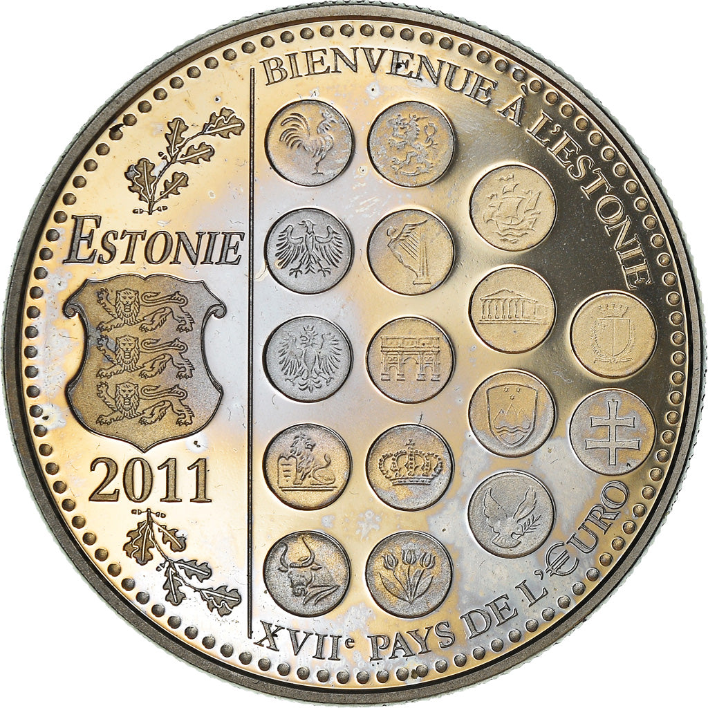 France, Medal, L'Europe des XXVII, Bienvenue à l'Estonie, Politics, 2011