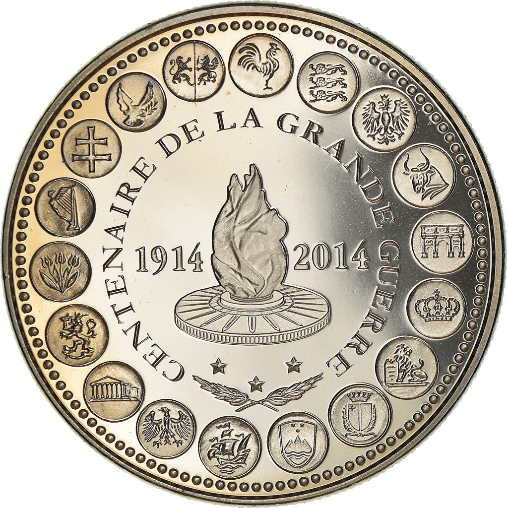 France, Médaille, L'Europe des XXVIII, Centenaire de la Grande Guerre