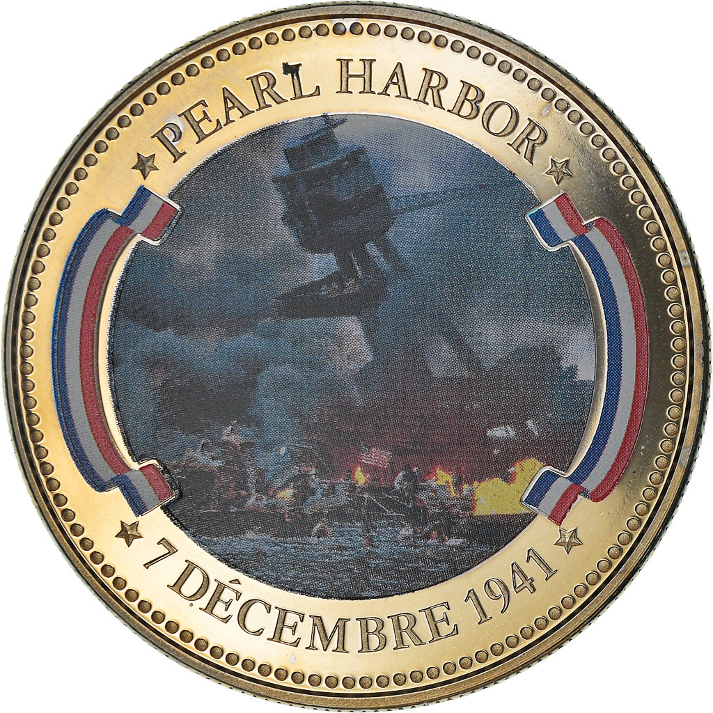 France, Medal, Seconde Guerre Mondiale, Pearl Harbor, WAR, MS(65-70)