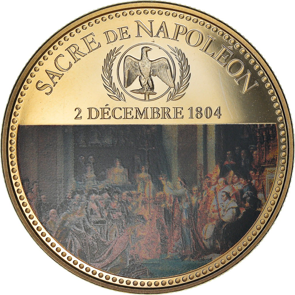 France, Medal, Le sacre de Napoléon Ier par Pie VII, History, MS(65-70)