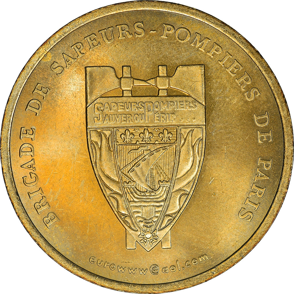 Moeda, França, 2 Euro, 1996, Paris, MS(64), Cobre-Níquel-Alumínio