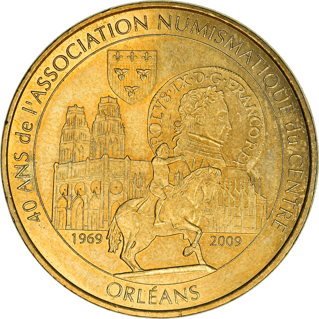 France, Token, Touristic token, 40 Ans de l'Association Numismatique du Centre