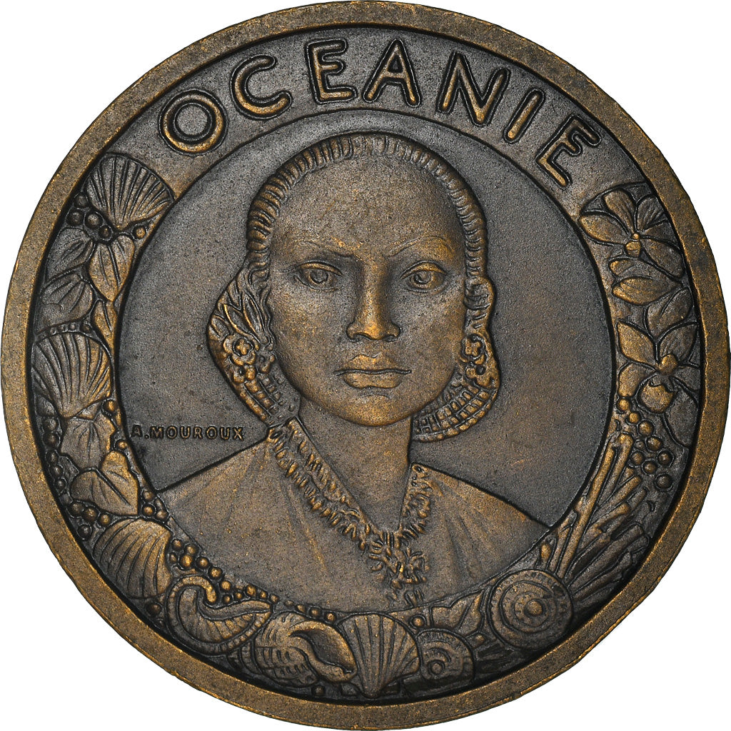 France, Medal, Exposition Coloniale Internationale, Paris 1931, Océanie, Arts &