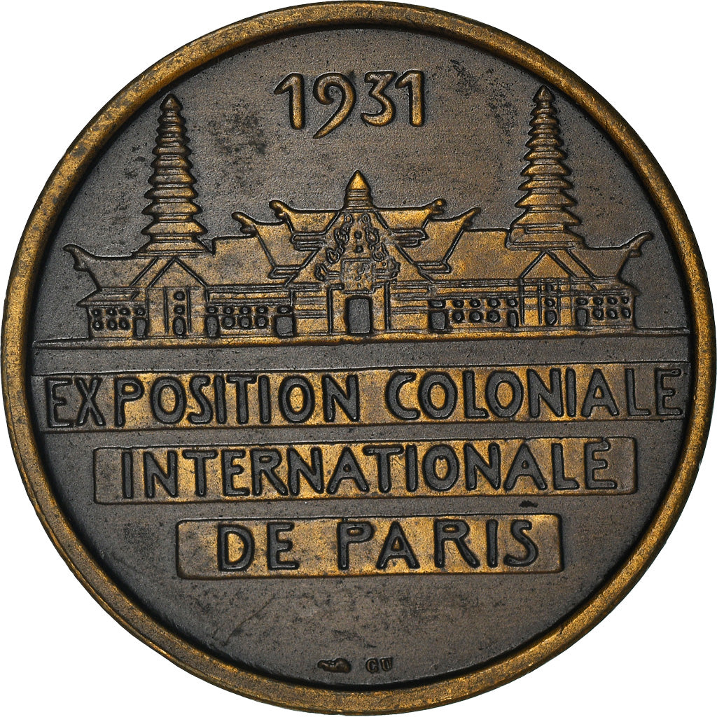 France, Medal, Exposition Coloniale Internationale, Paris 1931, Océanie, Arts &