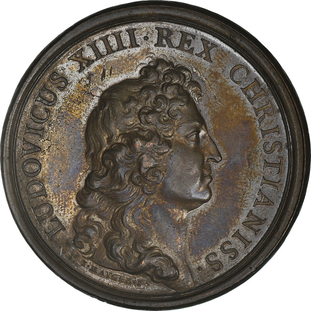 Frankreich, Medaille, Louis XIV, Les Carrousels, History, 1662, Mauger, SS+