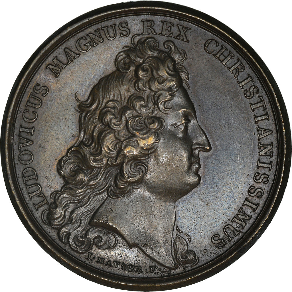 France, Médaille, Louis XIV, Prise de Saint-Omer, History, 1677, Mauger