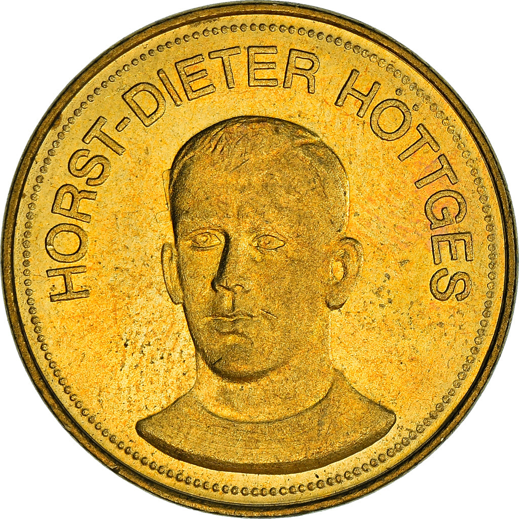 Germany, Token, Shell, Traum-Elf, Football, Horst-Dieter Höttges, 1969, MS(64)