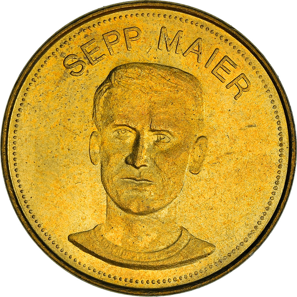 Alemania, Token, Shell, Traum-Elf, Football, Sepp Maier, 1969, SC+, Bronce -