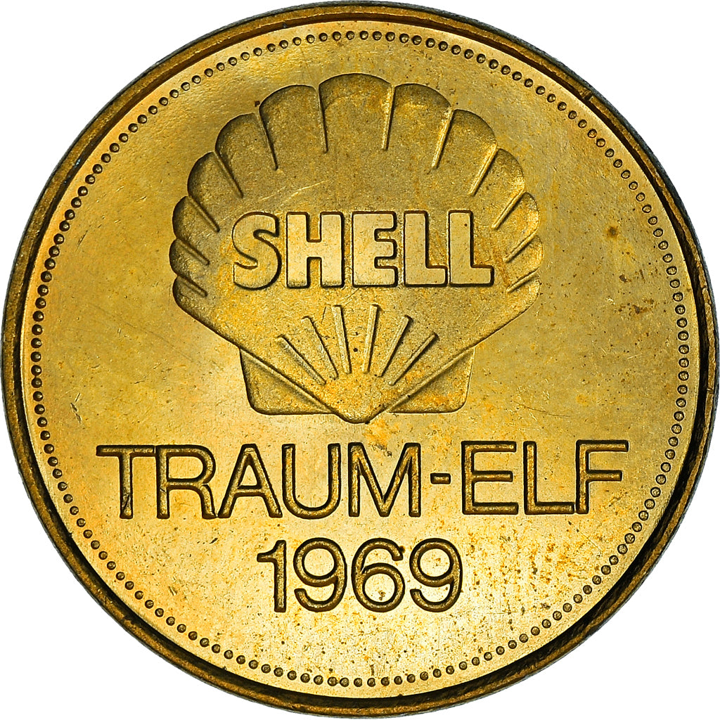 Germania, Token, Shell, Traum-Elf, Football, Wolfgang Weber, 1969, SPL+