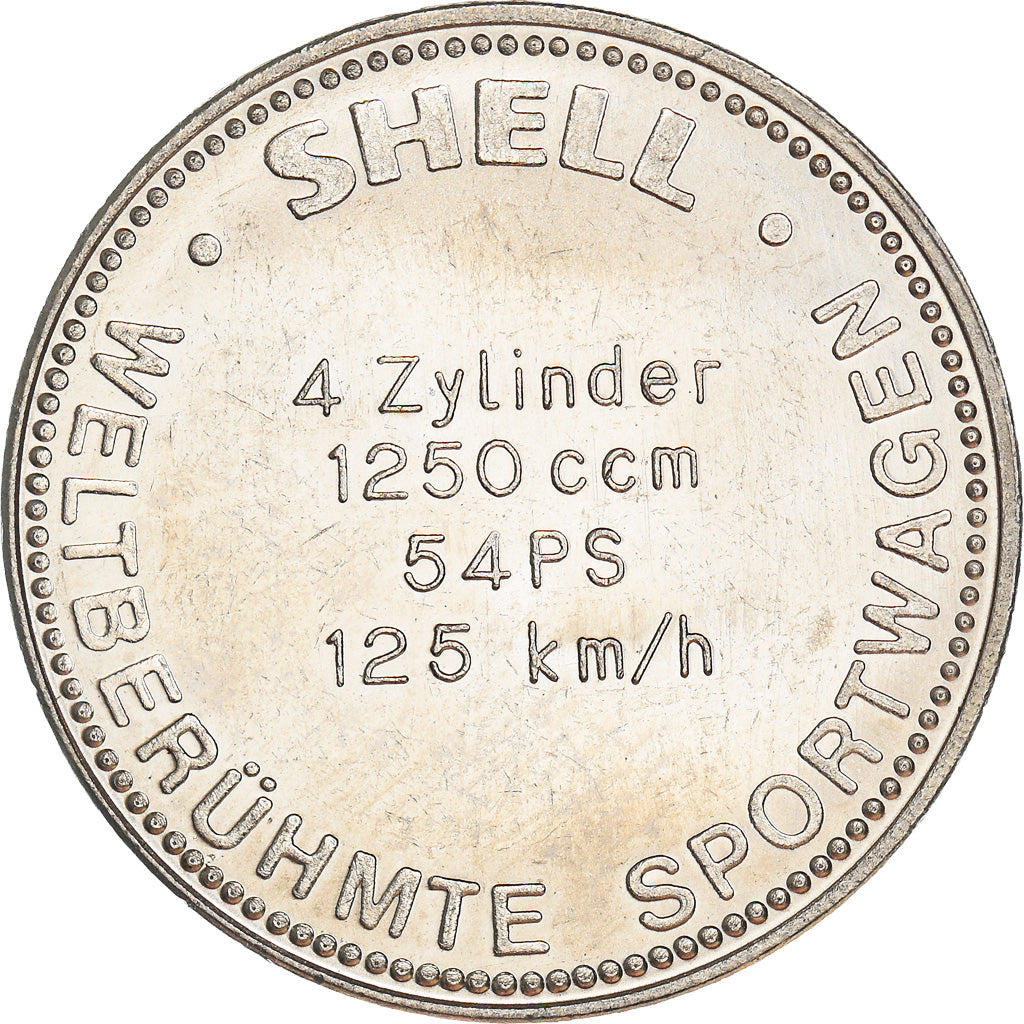 Alemania, Token, Shell, MG TC Midge, Automobile, MBC+, Cobre - níquel