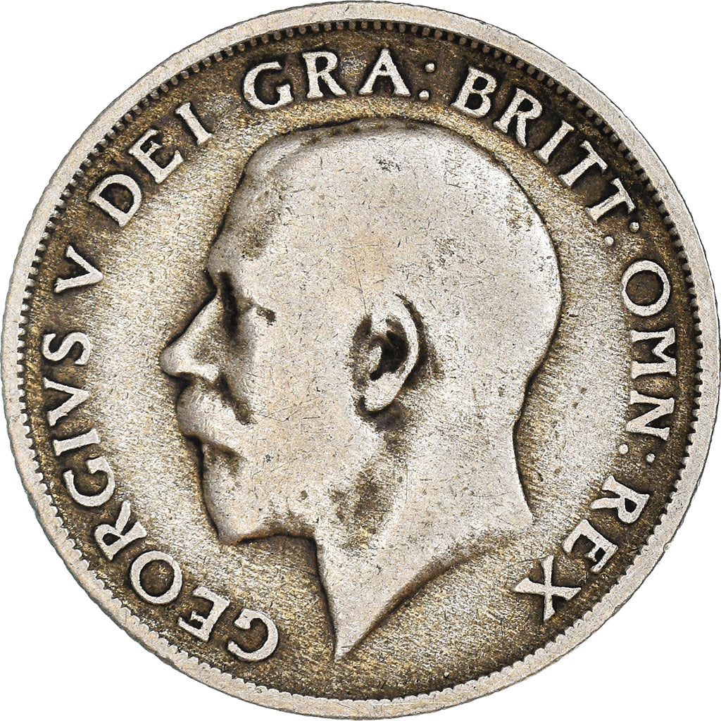 Munten, Groot Bretagne, George V, Shilling, 1921, FR, Zilver, KM:816a