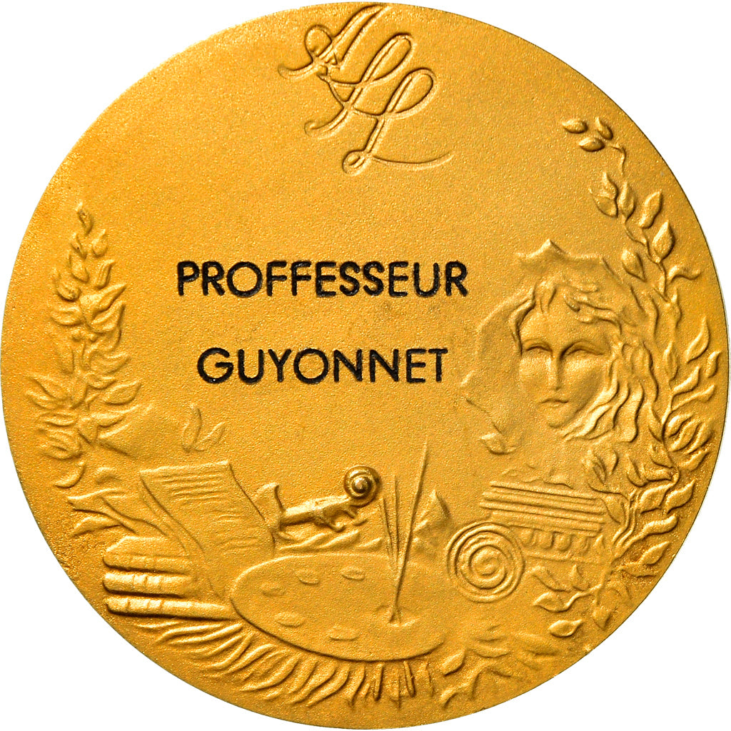 France, Médaille, Arts-Sciences-Lettres, SPL, Gilt Bronze