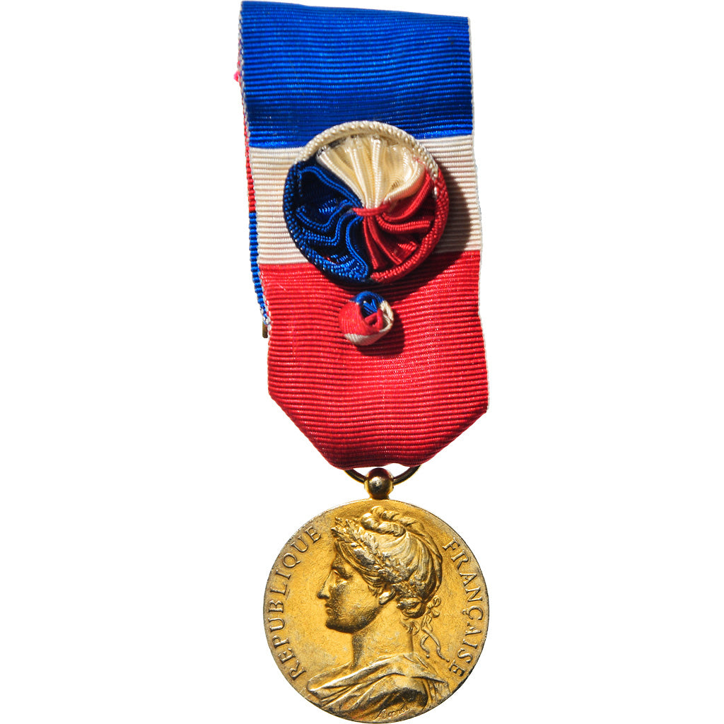France, Médaille d'honneur du travail, Médaille, 1986, Très bon état