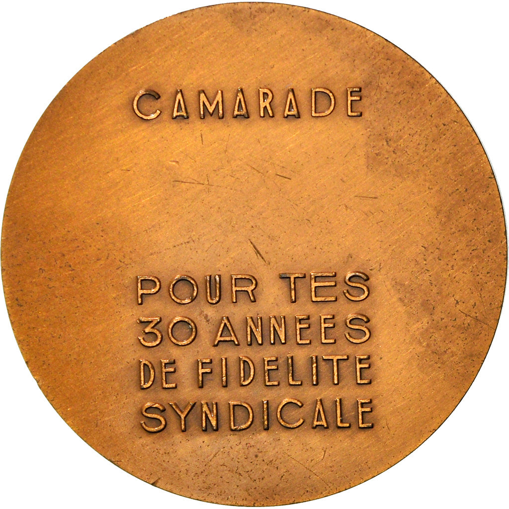 France, Medal, Syndicat, CGT, MS(60-62), Bronze