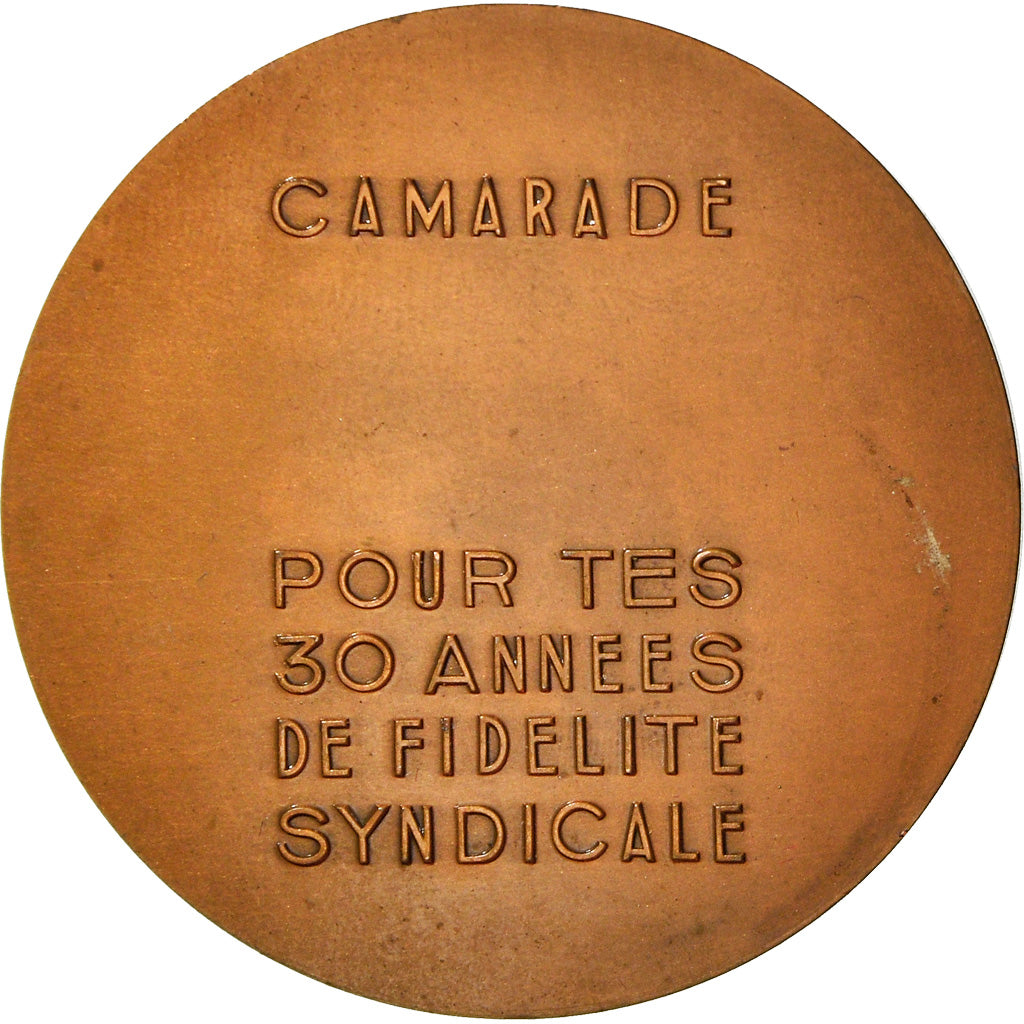 France, Medal, Syndicat, CGT, AU(55-58), Bronze