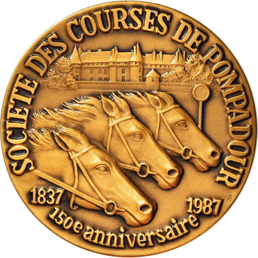 Francja, Medal, Société des Courses de Pompadour, 150 Ans, Sport i wypoczynek