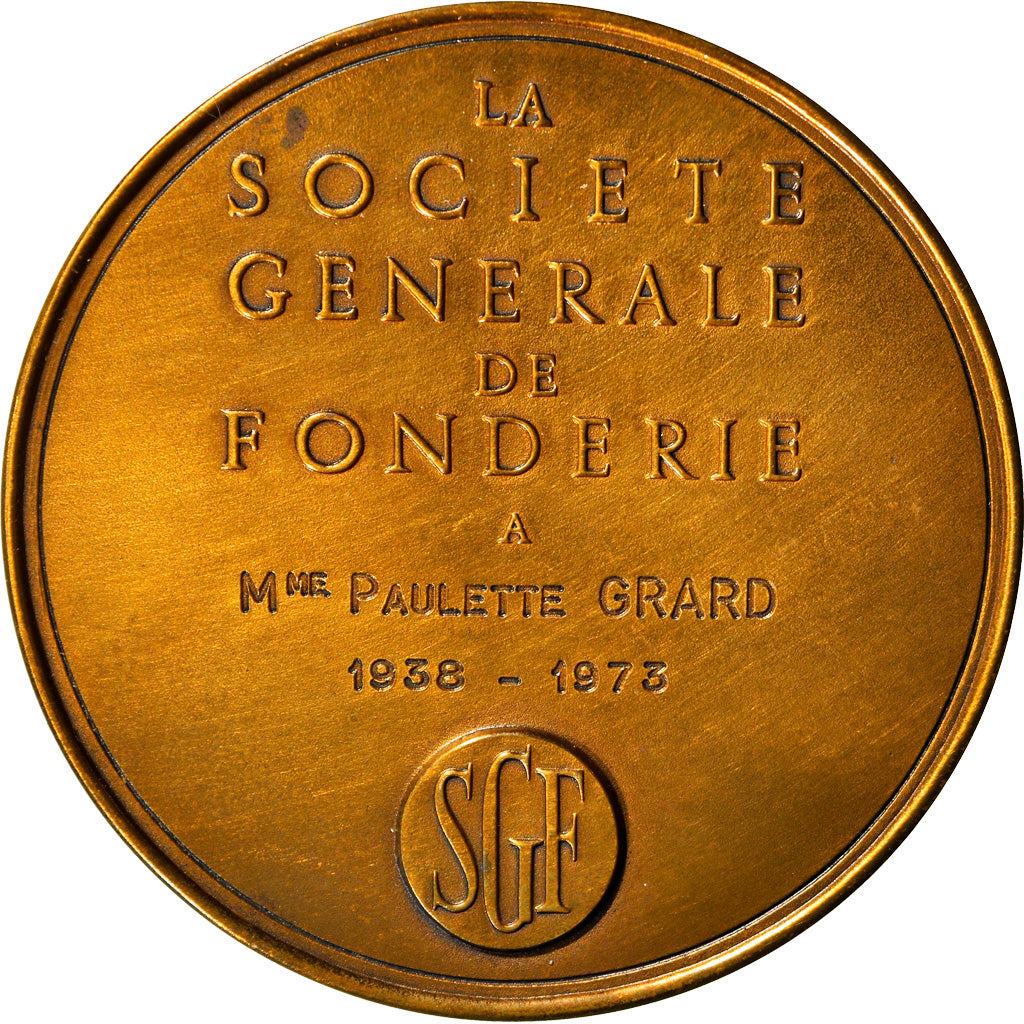 Francja, Medal, Société Générale de Fonderie, Biznes i przemysł, 1973