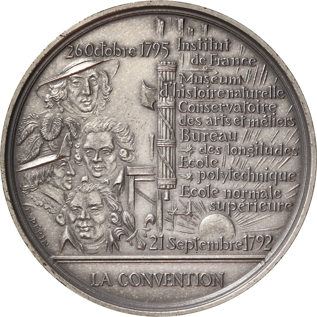 France, Médaille, Révolution Française, La Convention, History, Pépin, SUP+