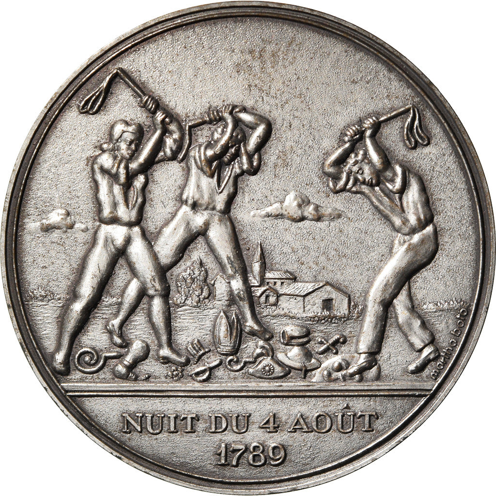 France, Médaille, Révolution Française, Nuit du 4 Août, History, Boto, SUP+