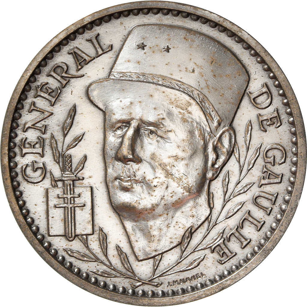 France, Medal, Général de Gaulle, 40eme anniversaire de la Victoire, WAR