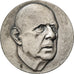 Francia, medaglia, Charles De Gaulle, Politics, J. Balme, SPL-, Bronzo argentato