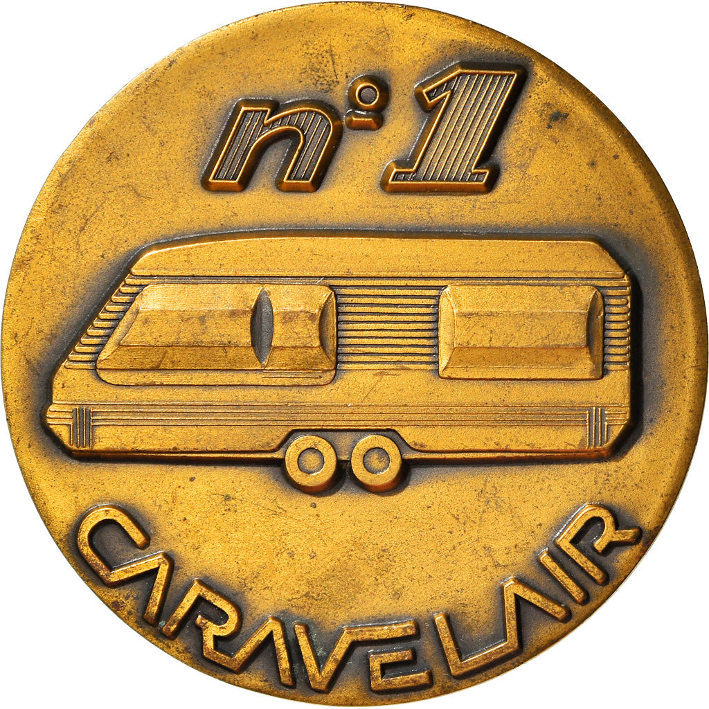 Francja, Medal, Caravelair, N°1, Biznes i przemysł, Pichard, AU(50-53), Bronze