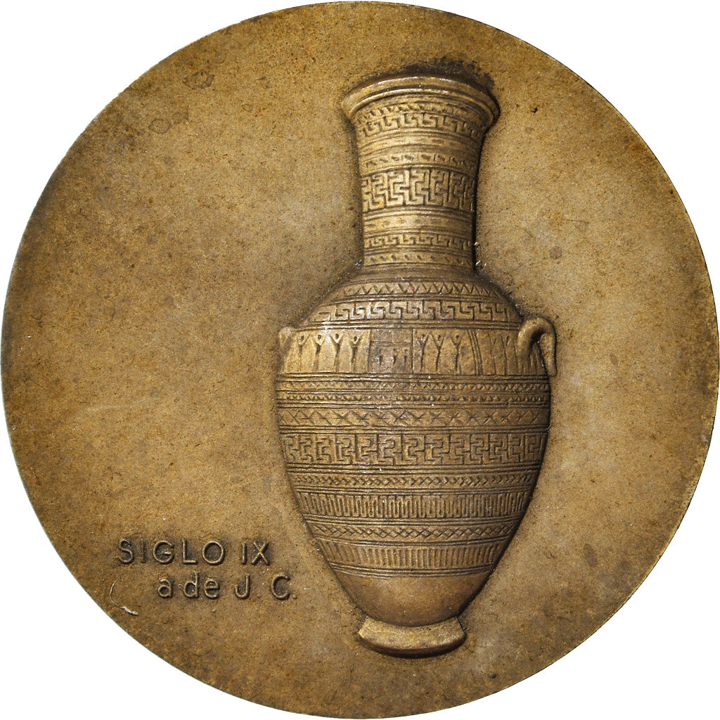 Spain, Medal, Siglo, Graphispack, Barcelona, Arts & Culture, 1978, AU(50-53)